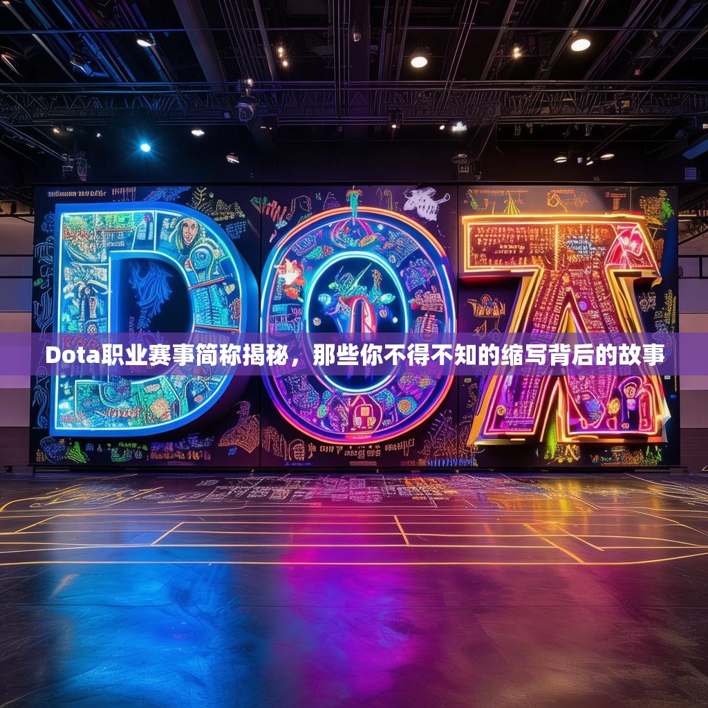 Dota职业赛事简称揭秘,那些你不得不知的缩写背后的故事 Dota职业赛事简称揭秘,那些你不得不知的缩写背后的故事