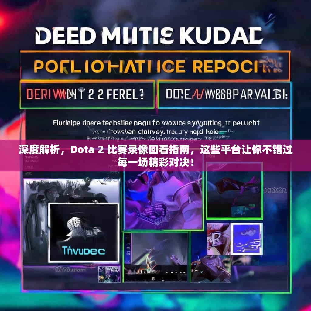 深度解析，Dota 2 比赛录像回看指南，这些平台让你不错过每一场精彩对决！