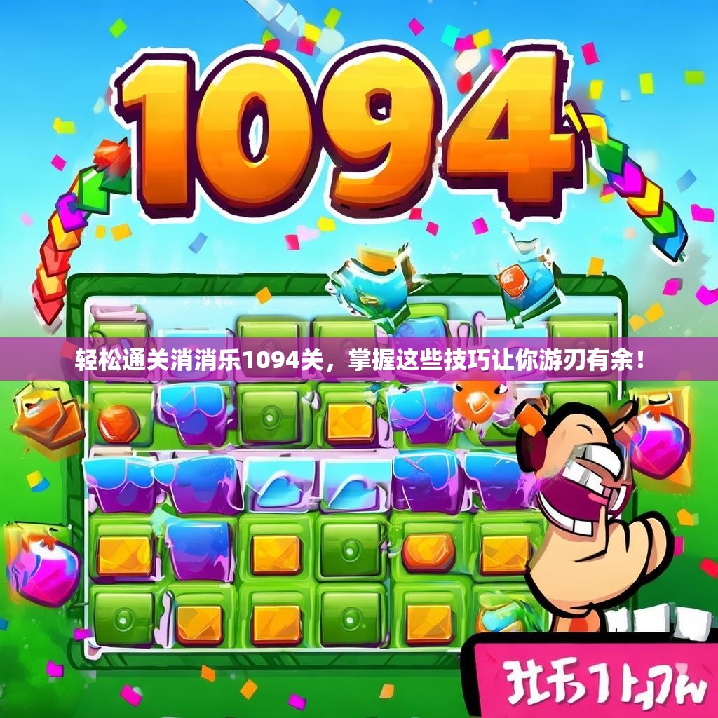 轻松通关消消乐1094关,掌握这些技巧让你游刃有余! 轻松通关消消乐1094关,掌握这些技巧让你游刃有余!