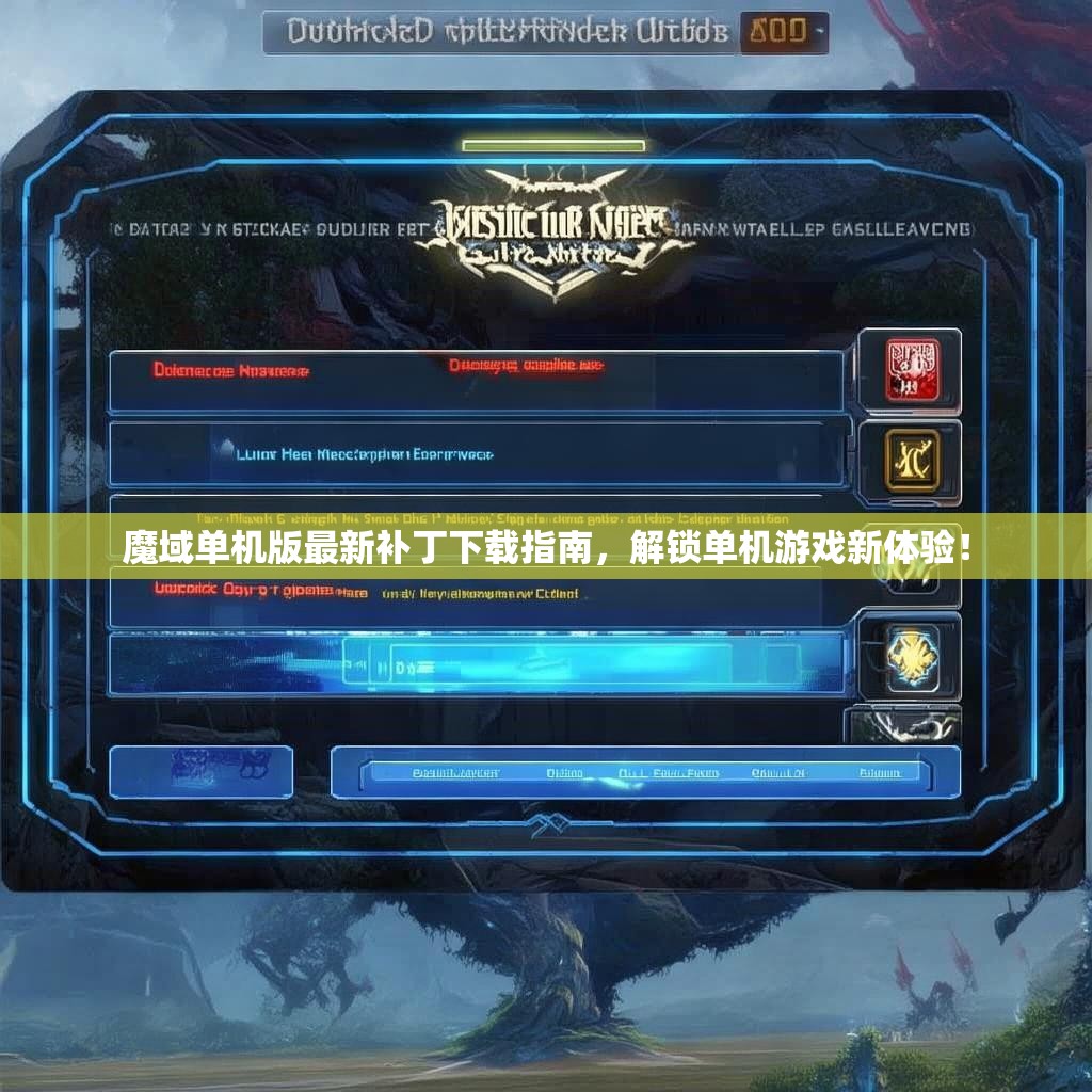 魔域单机版最新补丁下载指南,解锁单机游戏新体验! 魔域单机版最新补丁下载指南,解锁单机游戏新体验!