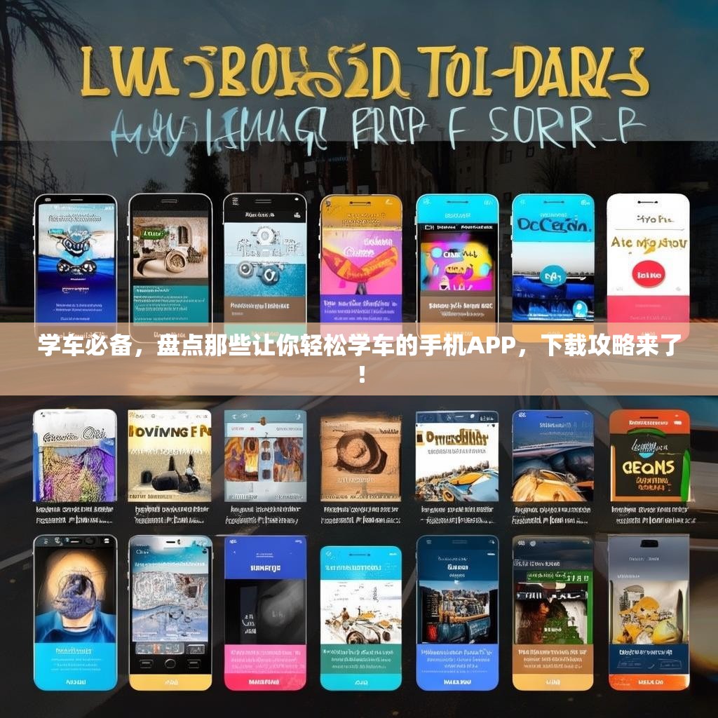 学车必备,盘点那些让你轻松学车的手机APP,下载攻略来了! 学车必备,盘点那些让你轻松学车的手机APP,下载攻略来了!
