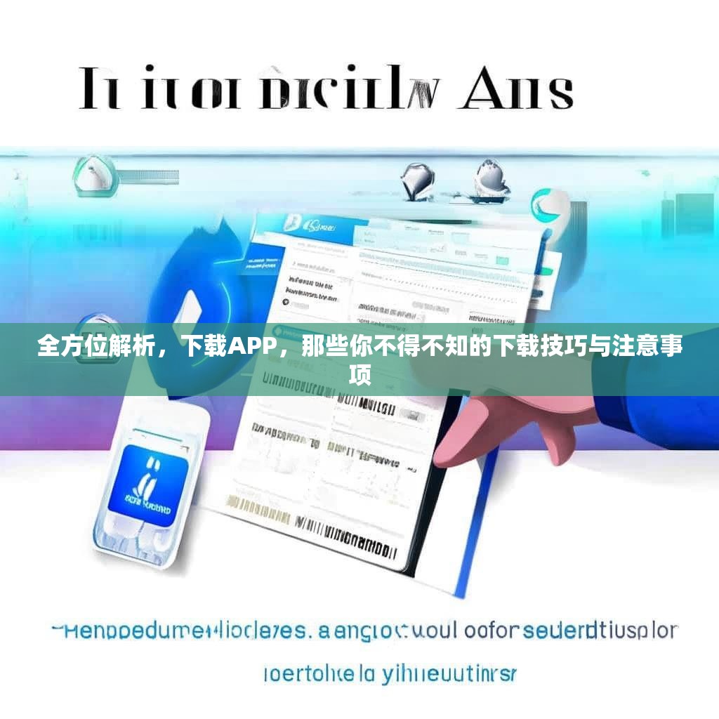 全方位解析，下载APP，那些你不得不知的下载技巧与注意事项