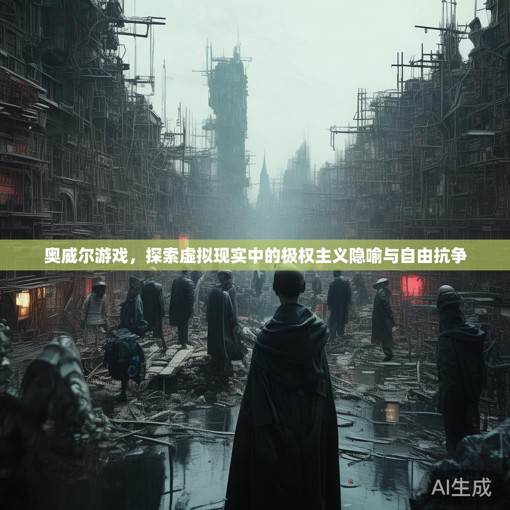 奥威尔游戏，探索虚拟现实中的极权主义隐喻与自由抗争