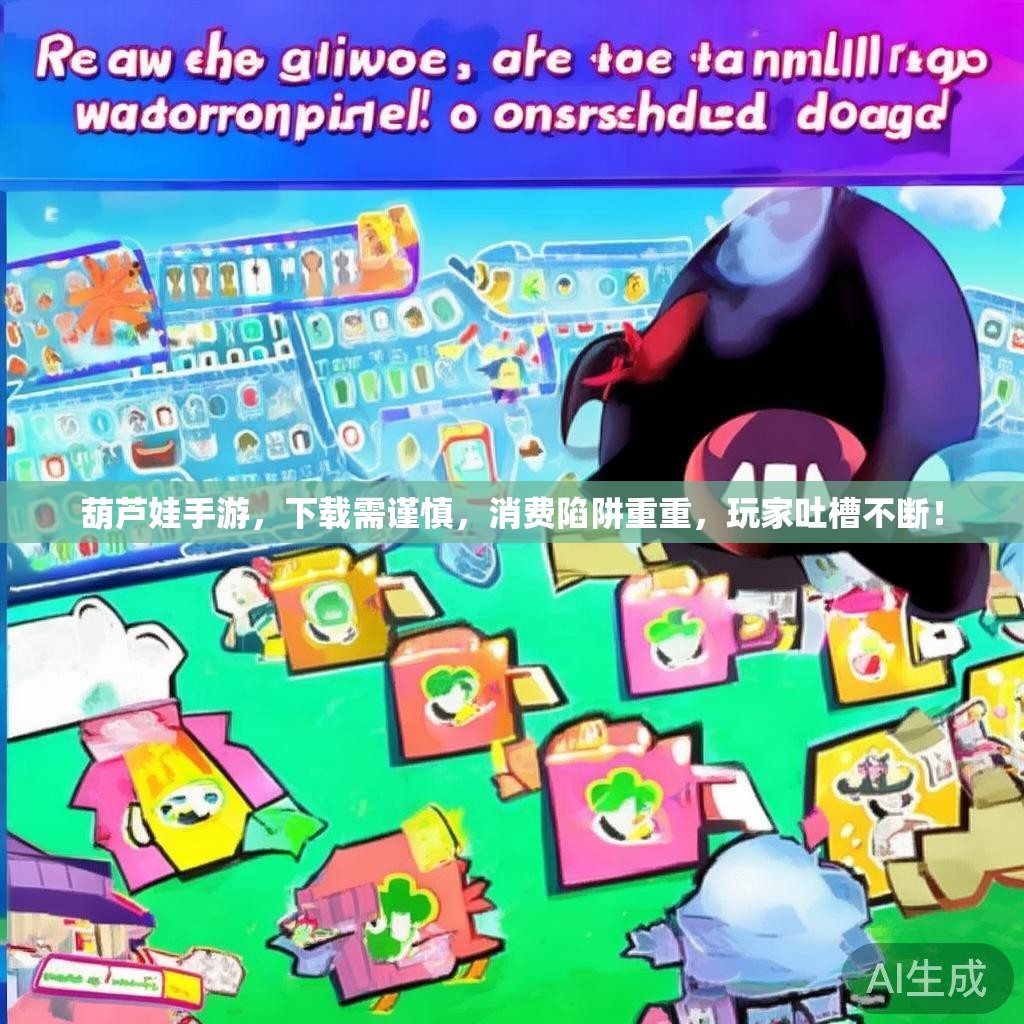 葫芦娃手游，下载需谨慎，消费陷阱重重，玩家吐槽不断！