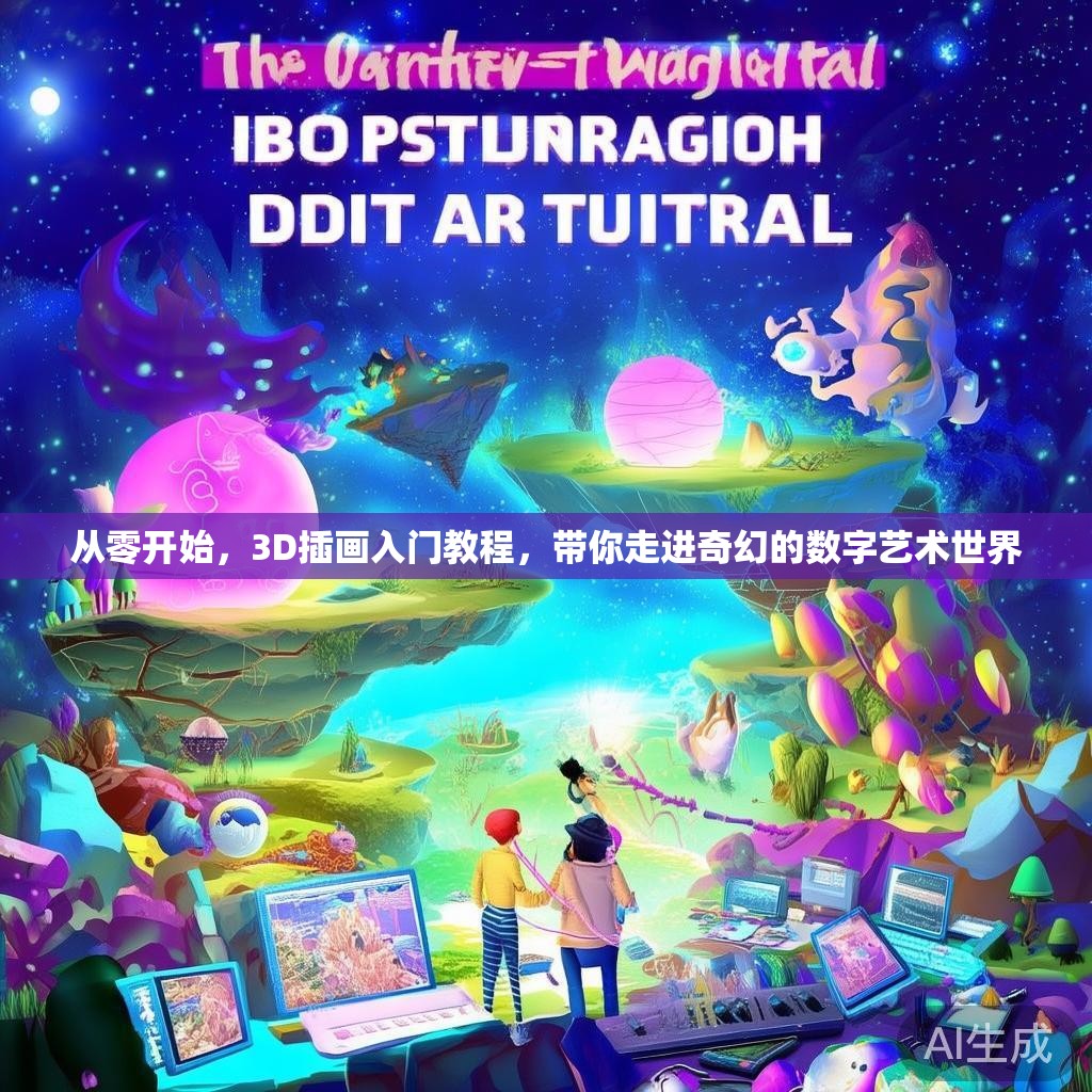 从零开始，3D插画入门教程，带你走进奇幻的数字艺术世界