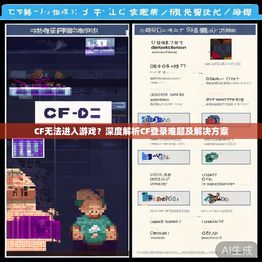 CF无法进入游戏？深度解析CF登录难题及解决方案
