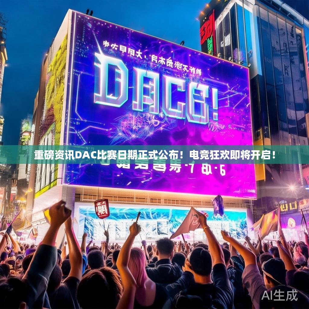 重磅资讯DAC比赛日期正式公布！电竞狂欢即将开启！