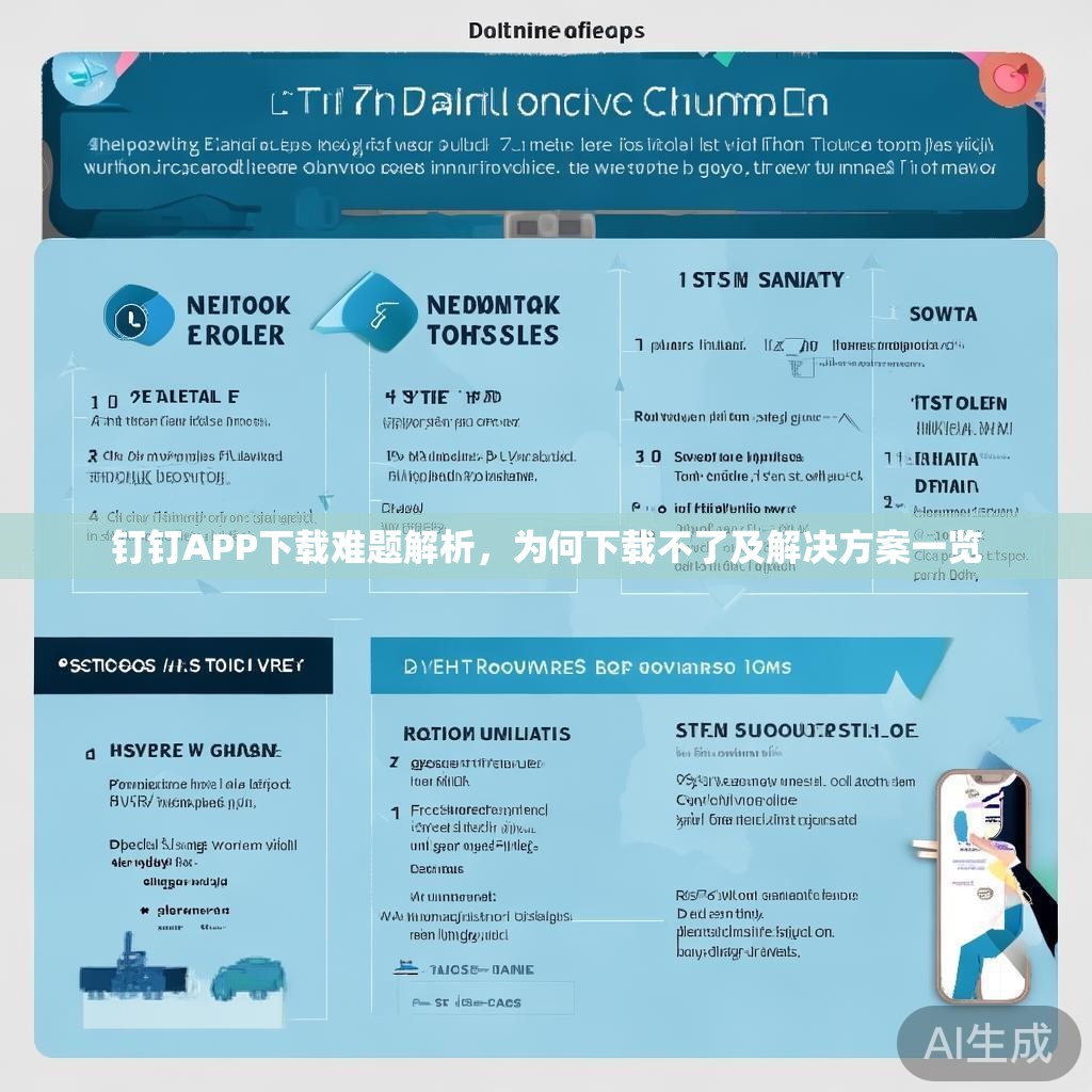 钉钉APP下载难题解析，为何下载不了及解决方案一览