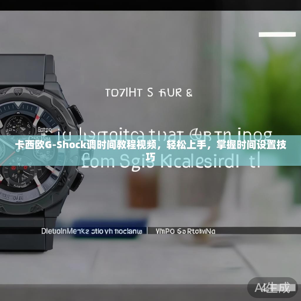卡西欧G-Shock调时间教程视频，轻松上手，掌握时间设置技巧