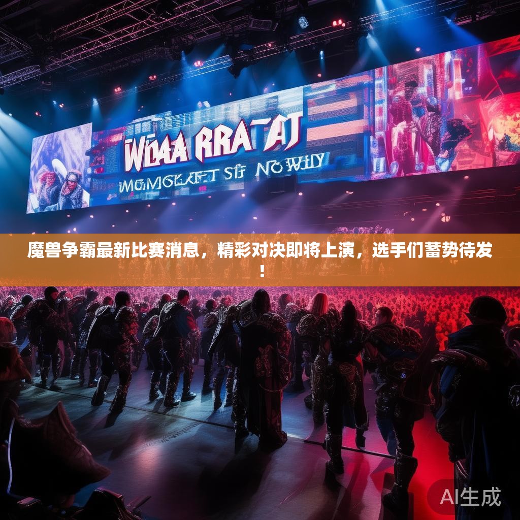魔兽争霸最新比赛消息，精彩对决即将上演，选手们蓄势待发！