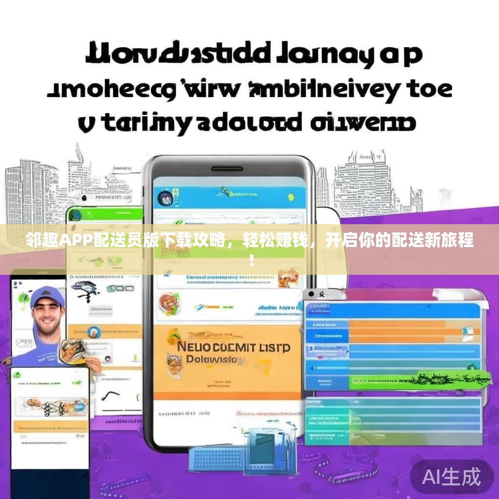 邻趣APP配送员版下载攻略，轻松赚钱，开启你的配送新旅程！