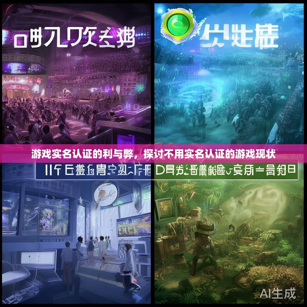 游戏实名认证的利与弊，探讨不用实名认证的游戏现状