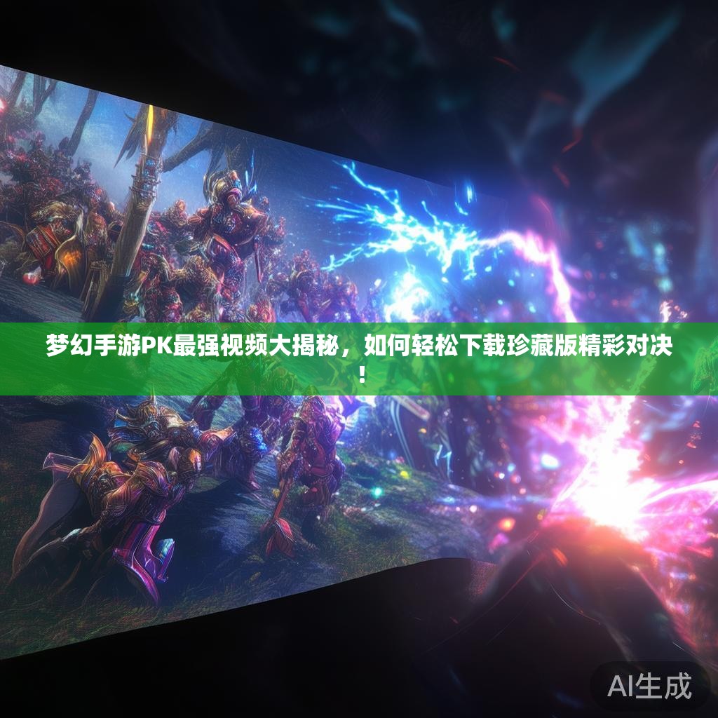 梦幻手游PK最强视频大揭秘,如何轻松下载珍藏版精彩对决! 梦幻手游PK最强视频大揭秘,如何轻松下载珍藏版精彩对决!