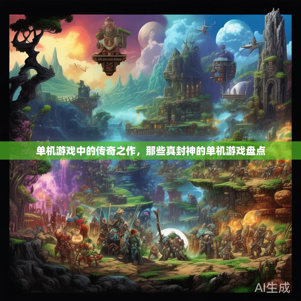 单机游戏中的传奇之作，那些真封神的单机游戏盘点