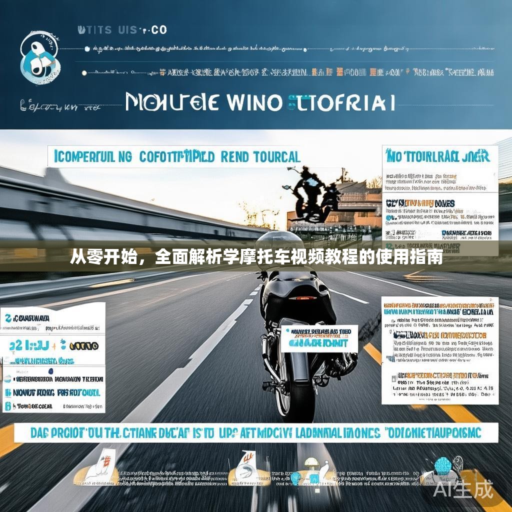 从零开始，全面解析学摩托车视频教程的使用指南
