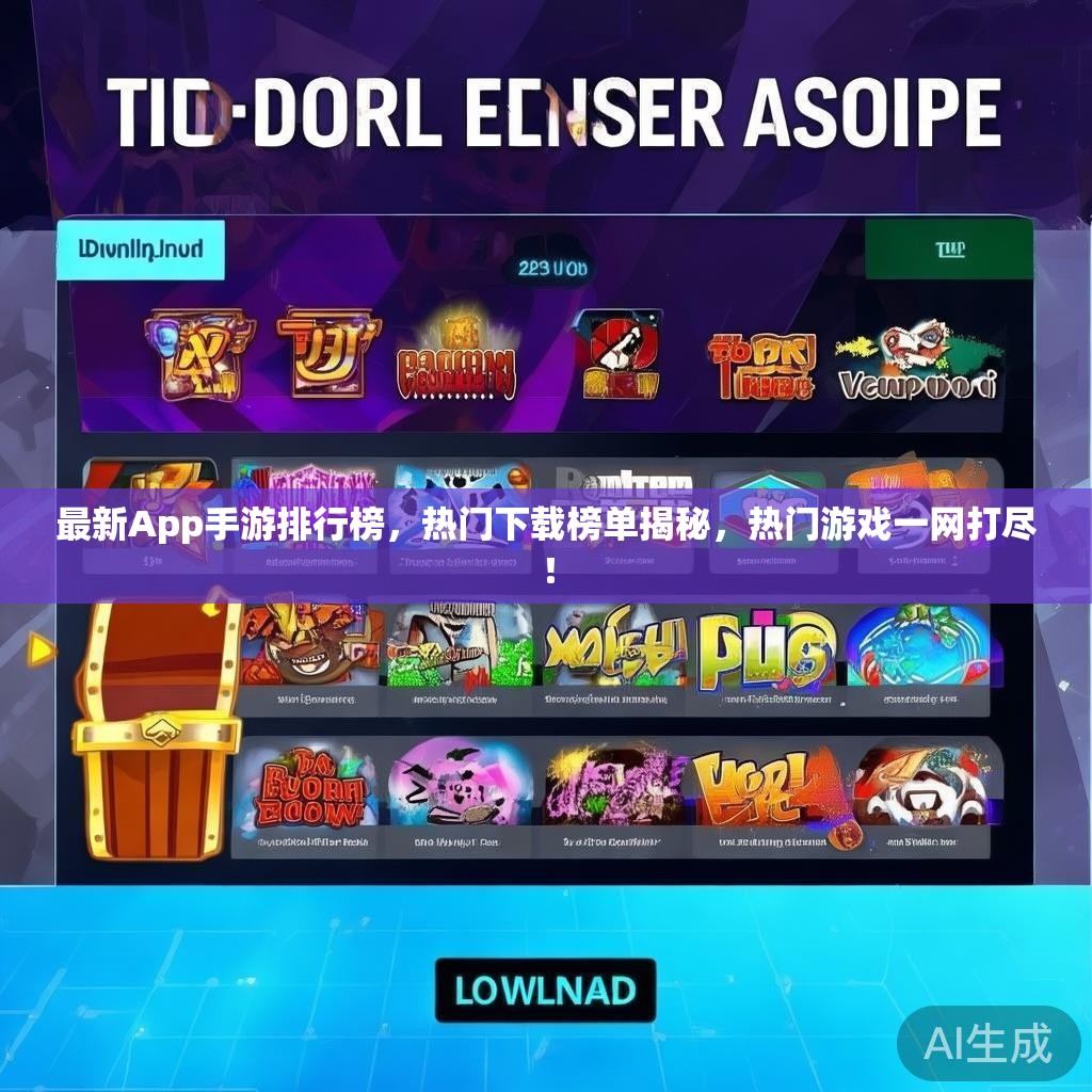 最新App手游排行榜，热门下载榜单揭秘，热门游戏一网打尽！