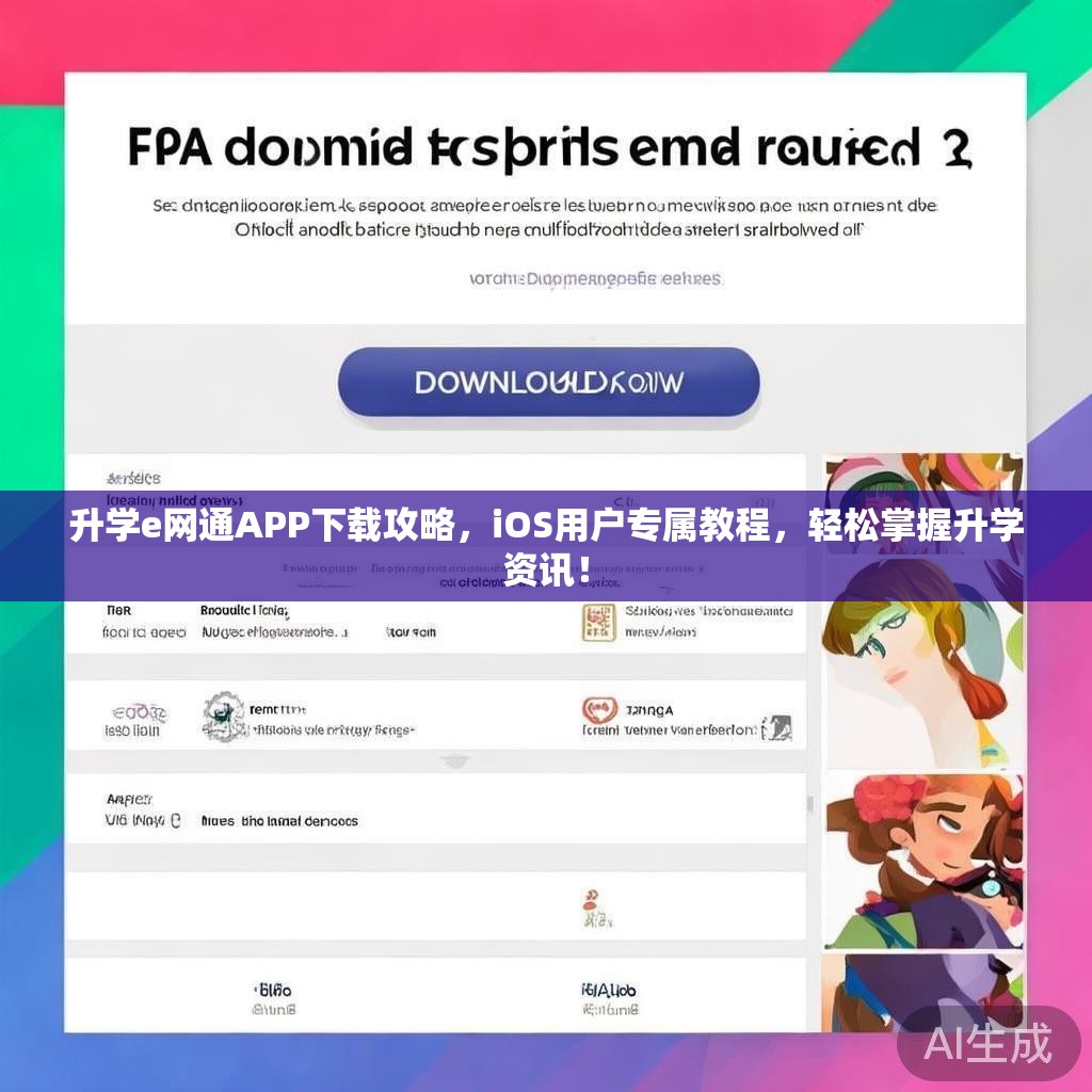 升学e网通APP下载攻略,iOS用户专属教程,轻松掌握升学资讯! 升学e网通APP下载攻略,iOS用户专属教程,轻松掌握升学资讯!