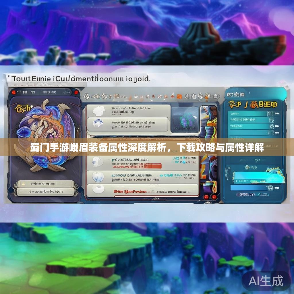 蜀门手游峨眉装备属性深度解析,下载攻略与属性详解 蜀门手游峨眉装备属性深度解析,下载攻略与属性详解