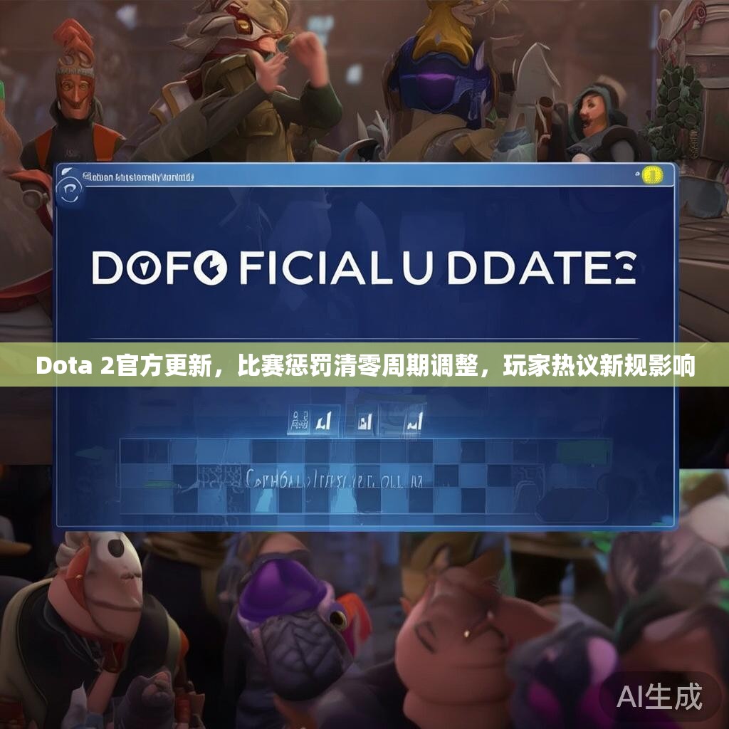 Dota 2官方更新，比赛惩罚清零周期调整，玩家热议新规影响