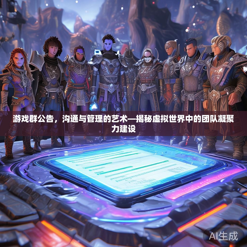 游戏群公告，沟通与管理的艺术—揭秘虚拟世界中的团队凝聚力建设