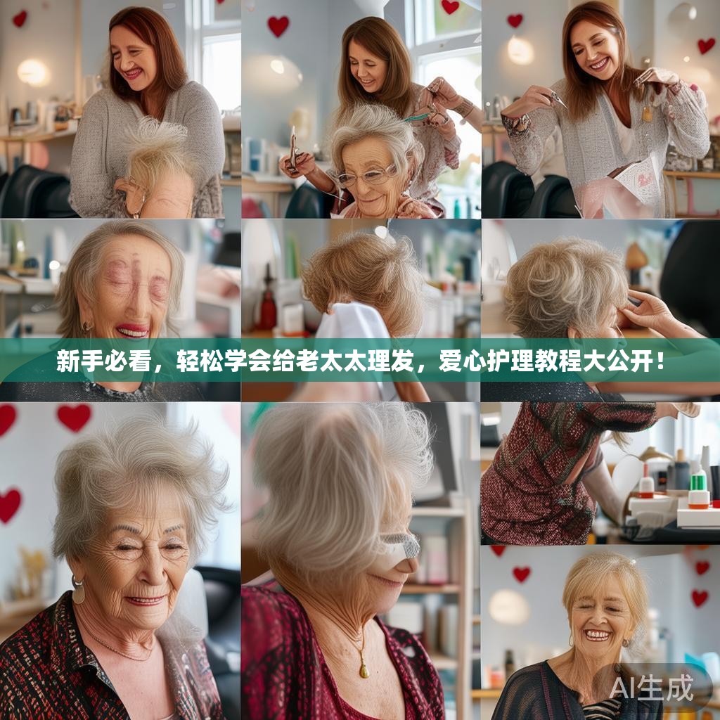 新手必看,轻松学会给老太太理发,爱心护理教程大公开! 新手必看,轻松学会给老太太理发,爱心护理教程大公开!