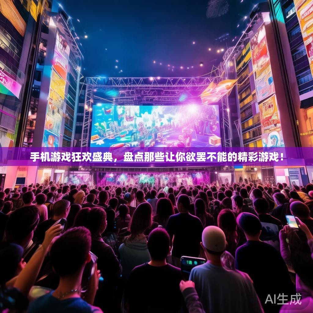 手机游戏狂欢盛典，盘点那些让你欲罢不能的精彩游戏！