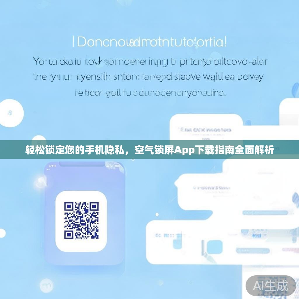 轻松锁定您的手机隐私，空气锁屏App下载指南全面解析