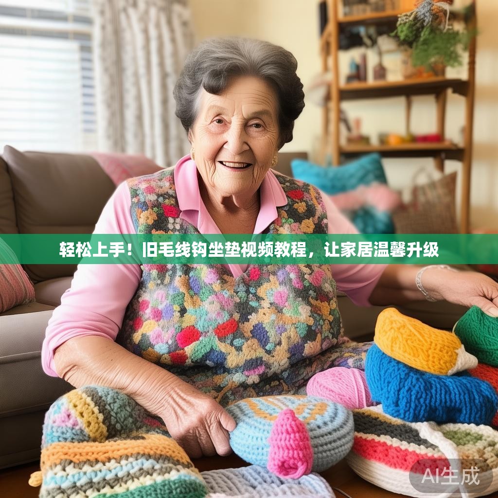 轻松上手!旧毛线钩坐垫视频教程,让家居温馨升级 轻松上手!旧毛线钩坐垫视频教程,让家居温馨升级