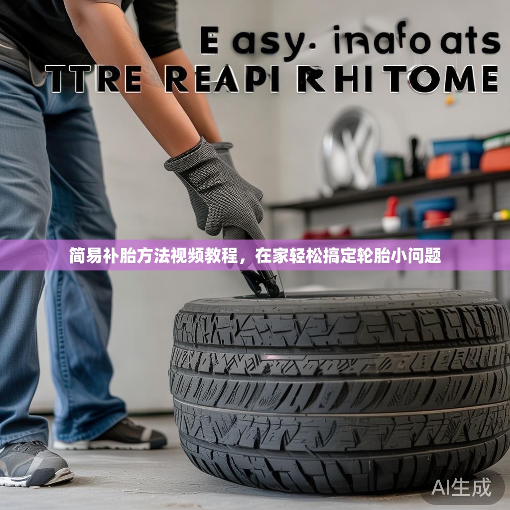 简易补胎方法视频教程，在家轻松搞定轮胎小问题