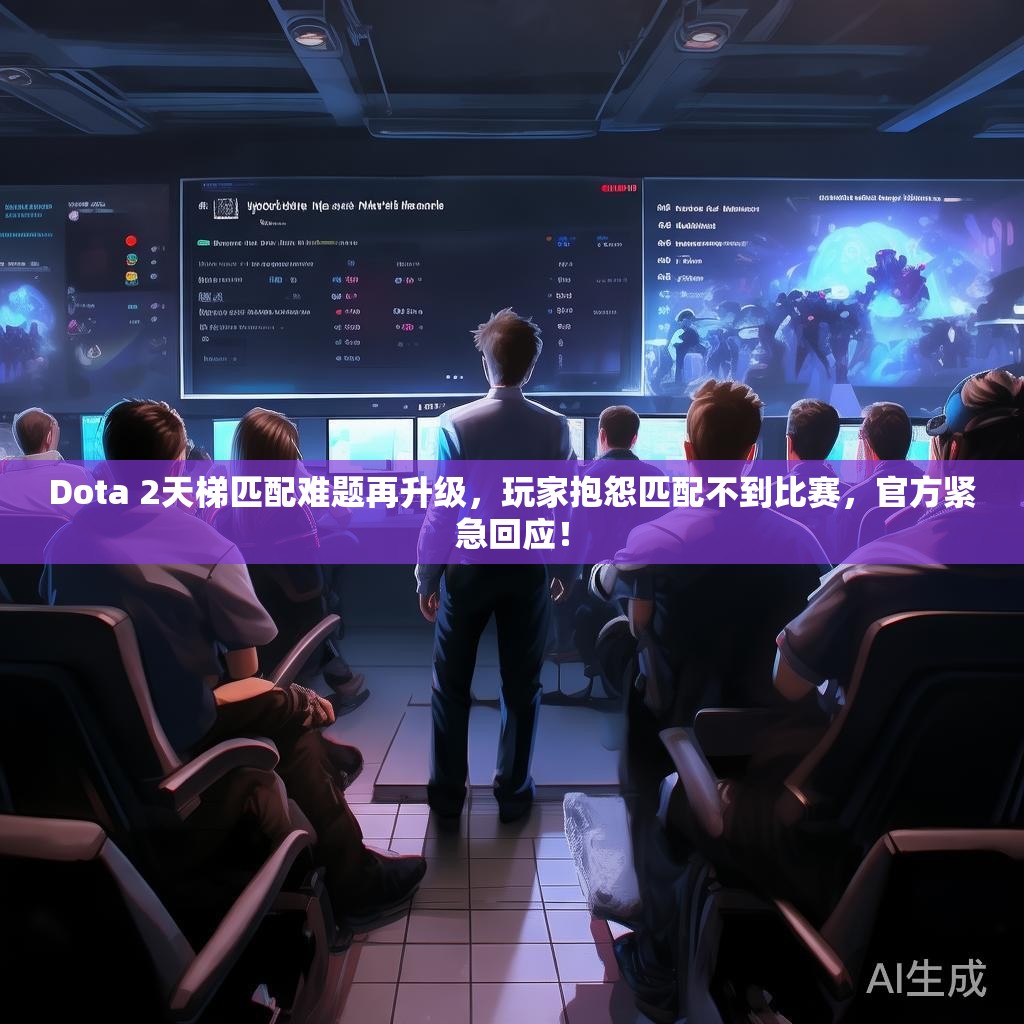 Dota 2天梯匹配难题再升级，玩家抱怨匹配不到比赛，官方紧急回应！