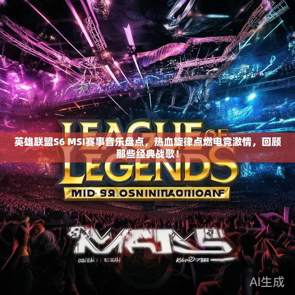 英雄联盟S6 MSI赛事音乐盘点，热血旋律点燃电竞激情，回顾那些经典战歌！