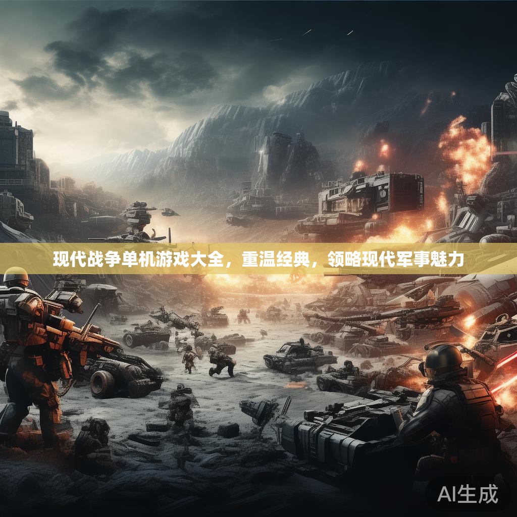 现代战争单机游戏大全，重温经典，领略现代军事魅力