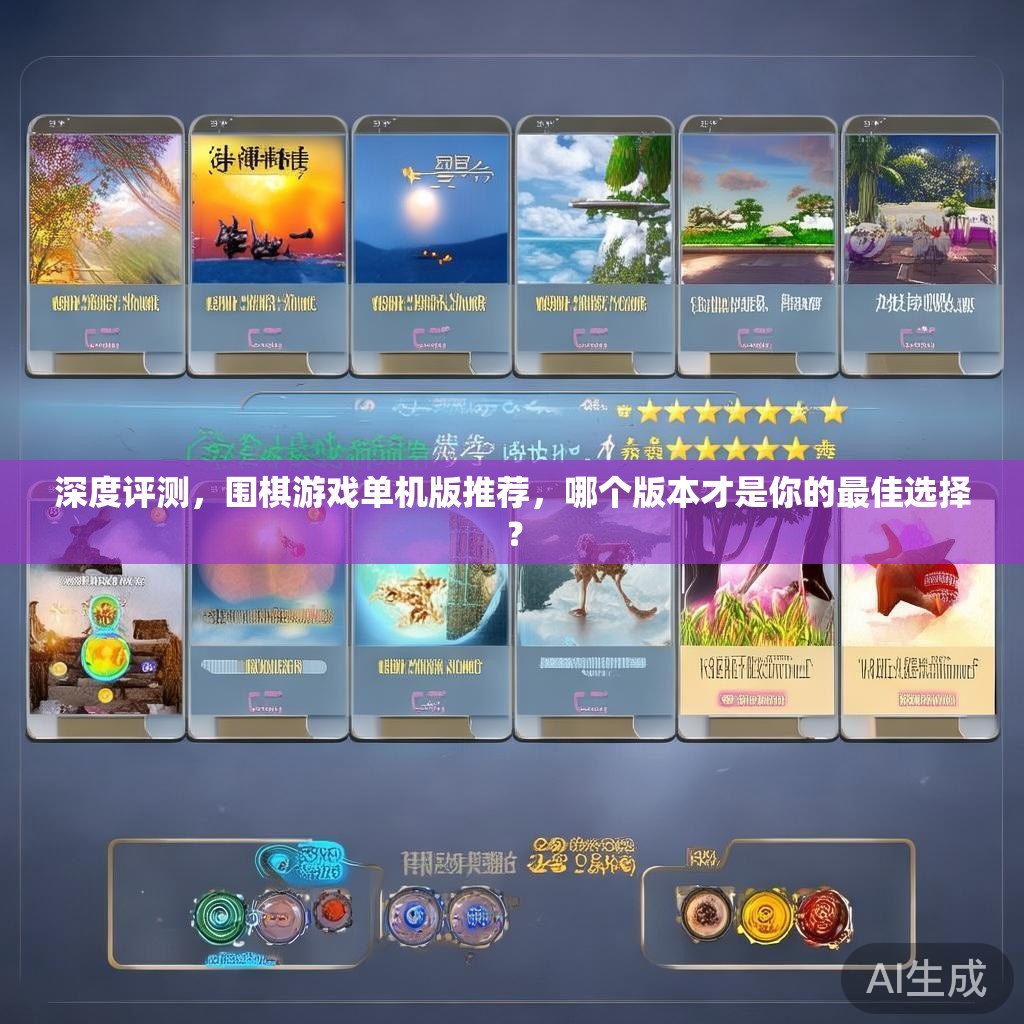 深度评测,围棋游戏单机版推荐,哪个版本才是你的最佳选择? 深度评测,围棋游戏单机版推荐,哪个版本才是你的最佳选择?