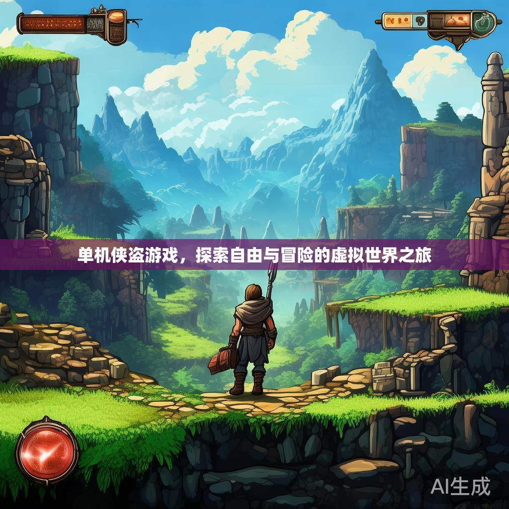 单机侠盗游戏，探索自由与冒险的虚拟世界之旅