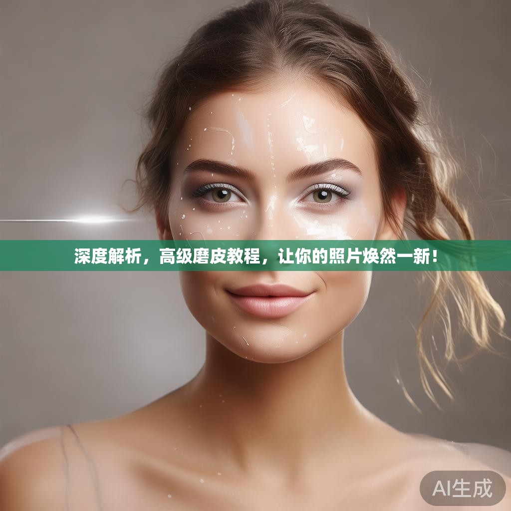 深度解析，高级磨皮教程，让你的照片焕然一新！
