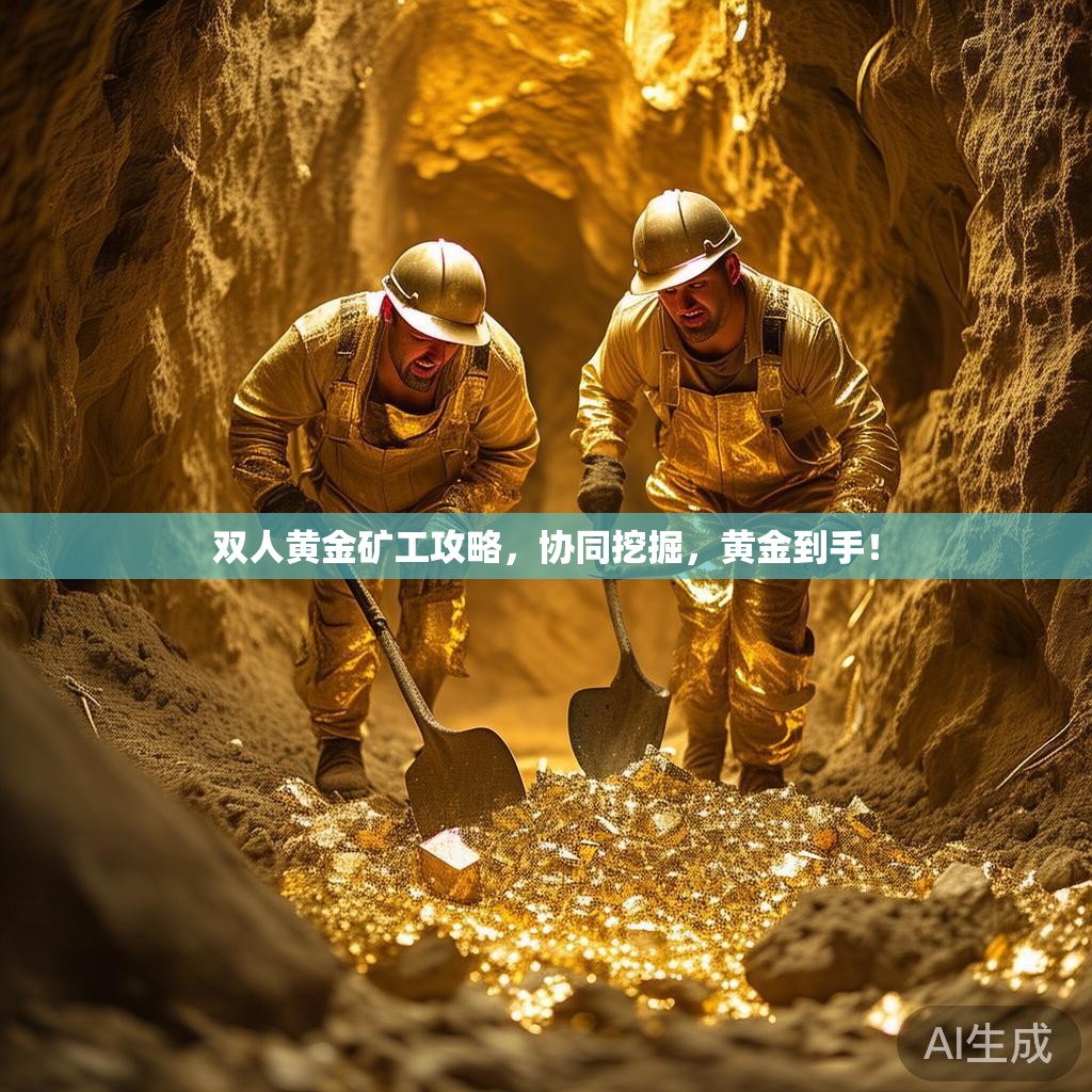 双人黄金矿工攻略，协同挖掘，黄金到手！