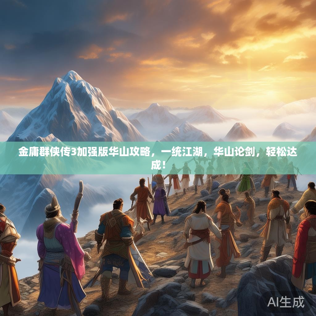 金庸群侠传3加强版华山攻略，一统江湖，华山论剑，轻松达成！
