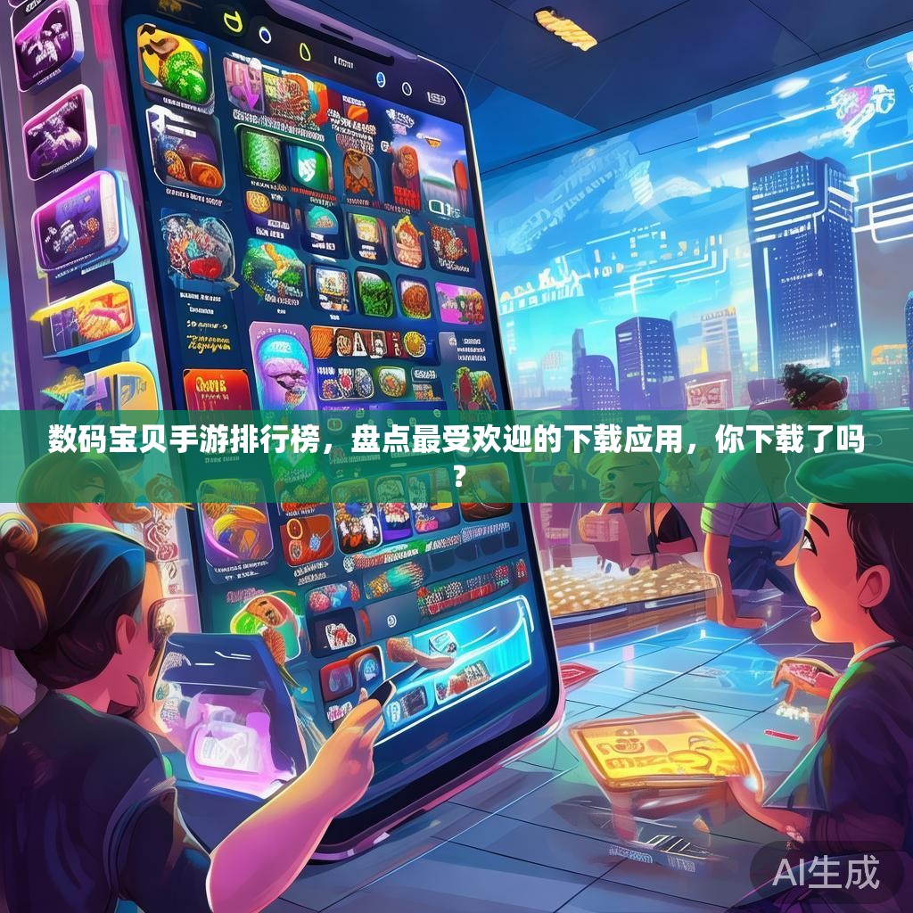 数码宝贝手游排行榜，盘点最受欢迎的下载应用，你下载了吗？