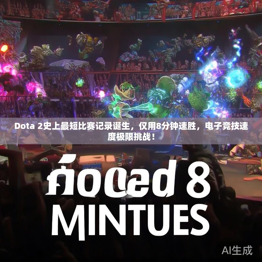 Dota 2史上最短比赛记录诞生,仅用8分钟速胜,电子竞技速度极限挑战! Dota 2史上最短比赛记录诞生,仅用8分钟速胜,电子竞技速度极限挑战!