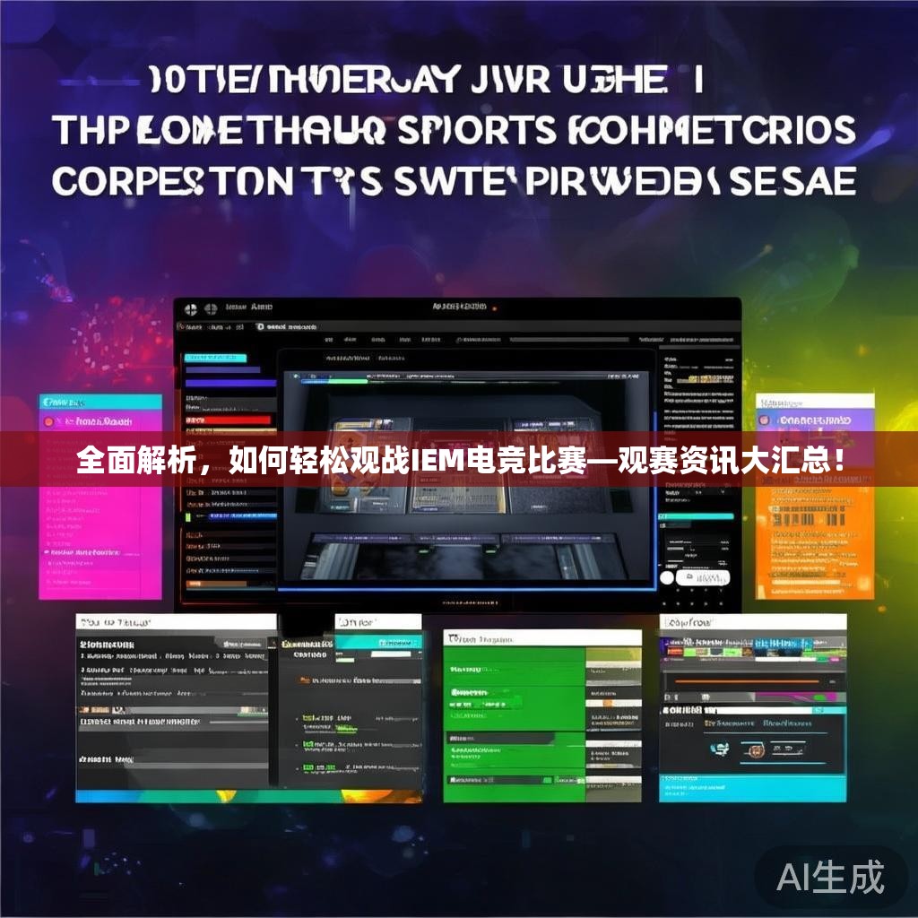 全面解析,如何轻松观战IEM电竞比赛—观赛资讯大汇总! 全面解析,如何轻松观战IEM电竞比赛—观赛资讯大汇总!