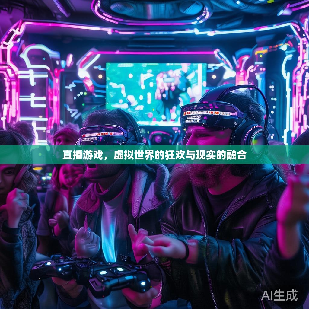 直播游戏，虚拟世界的狂欢与现实的融合