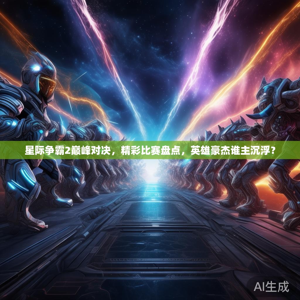 星际争霸2巅峰对决，精彩比赛盘点，英雄豪杰谁主沉浮？