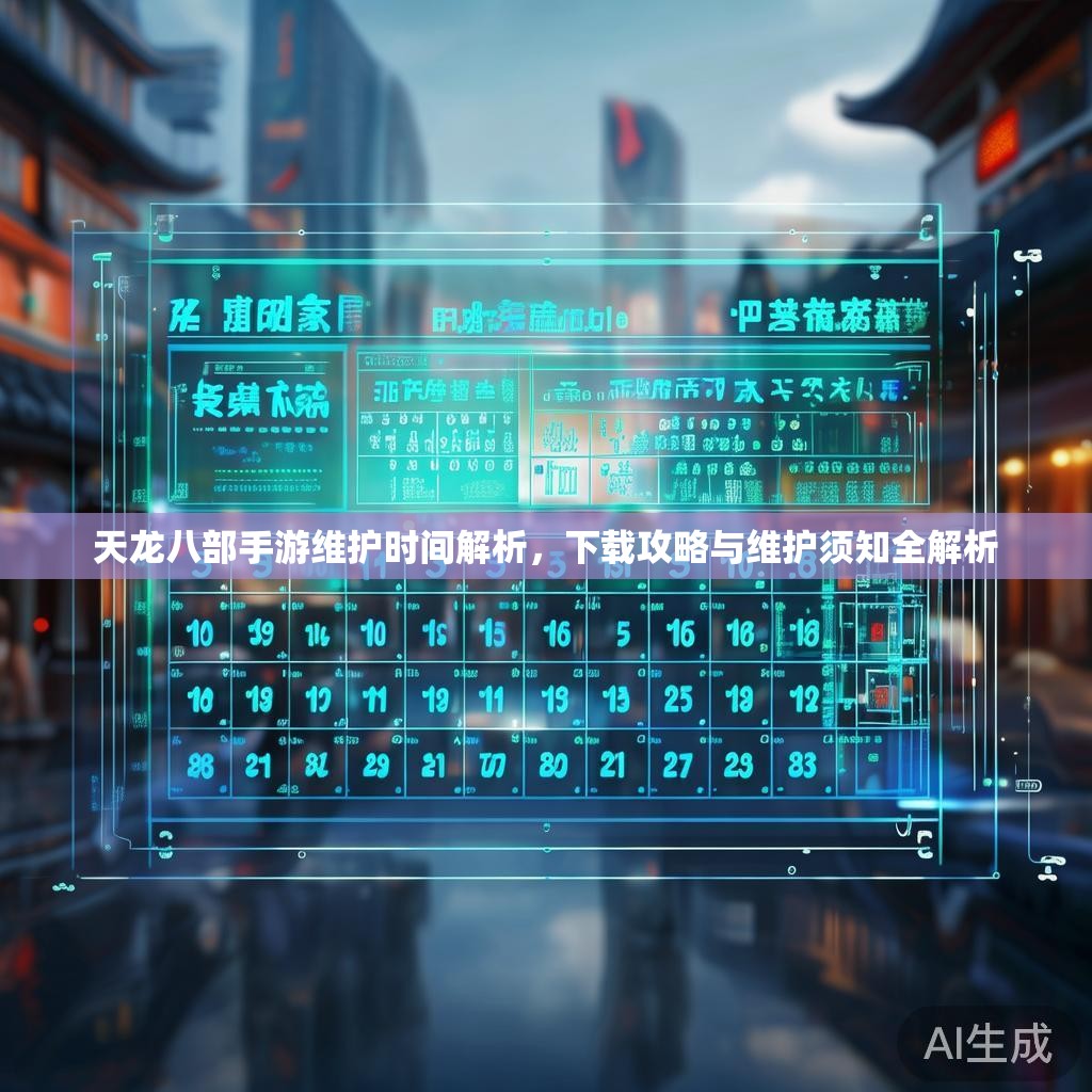 天龙八部手游维护时间解析，下载攻略与维护须知全解析