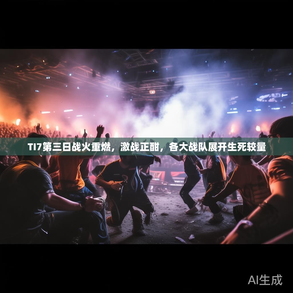 TI7第三日战火重燃，激战正酣，各大战队展开生死较量