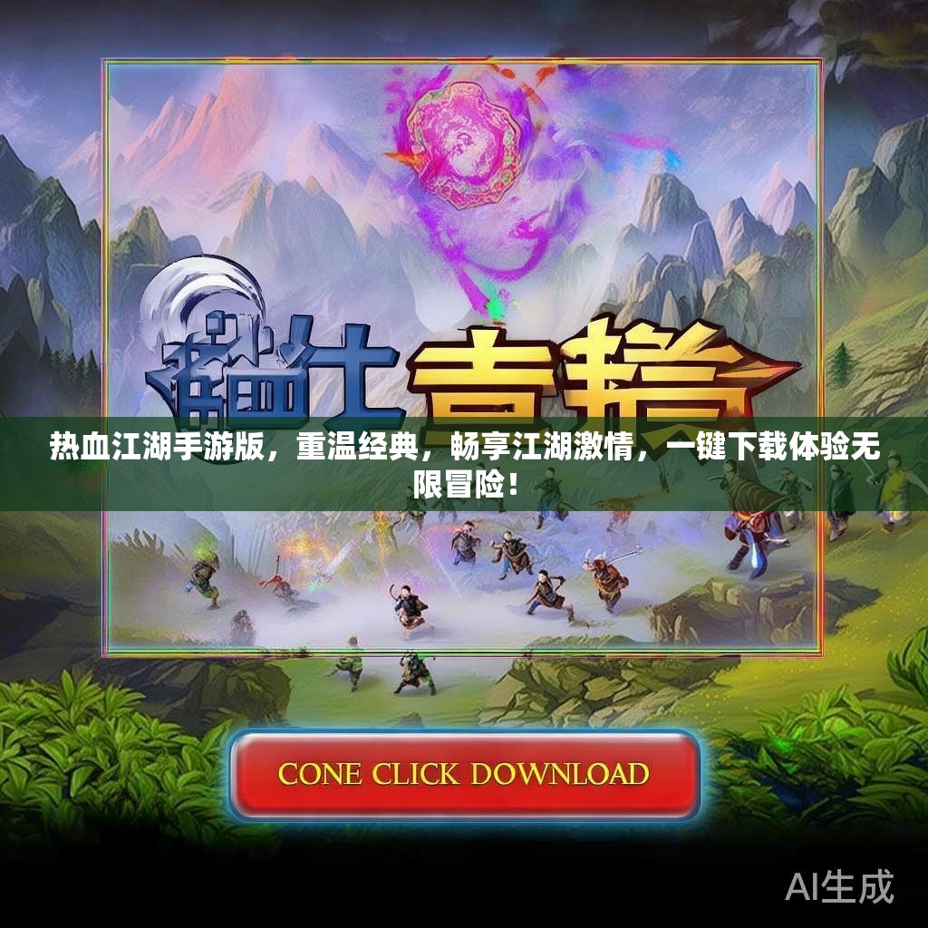 热血江湖手游版,重温经典,畅享江湖激情,一键下载体验无限冒险! 热血江湖手游版,重温经典,畅享江湖激情,一键下载体验无限冒险!