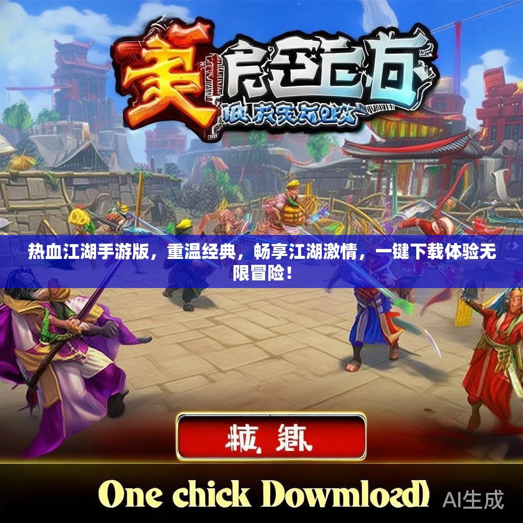 热血江湖手游版,重温经典,畅享江湖激情,一键下载体验无限冒险! 热血江湖手游版,重温经典,畅享江湖激情,一键下载体验无限冒险!