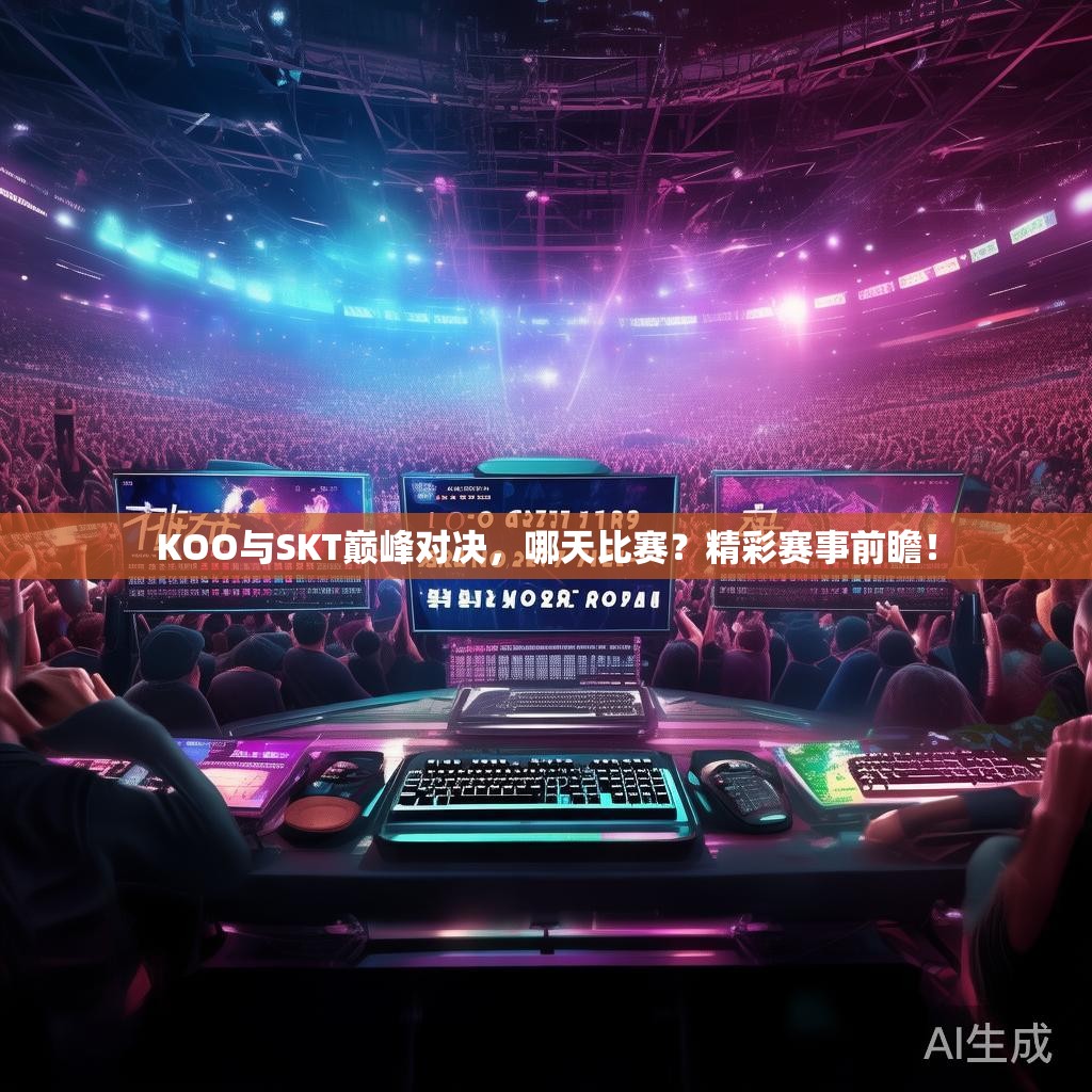 KOO与SKT巅峰对决,哪天比赛?精彩赛事前瞻! KOO与SKT巅峰对决,哪天比赛?精彩赛事前瞻!