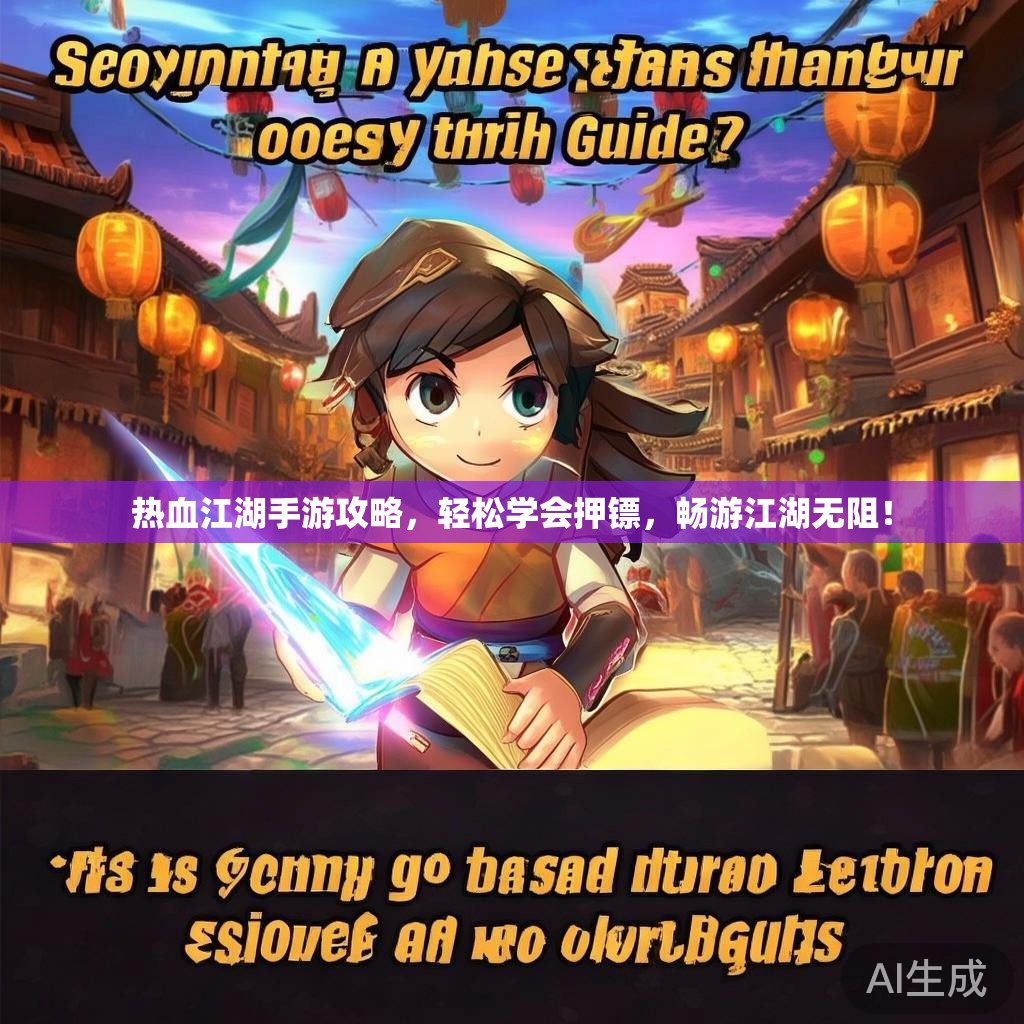 热血江湖手游攻略，轻松学会押镖，畅游江湖无阻！