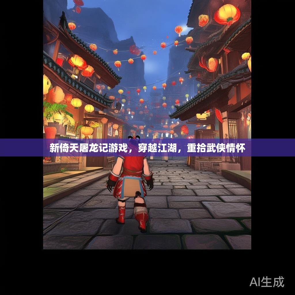 新倚天屠龙记游戏，穿越江湖，重拾武侠情怀