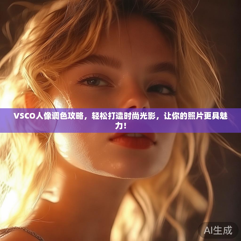 VSCO人像调色攻略，轻松打造时尚光影，让你的照片更具魅力！
